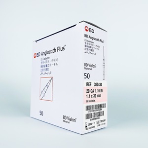 BD)정맥카테타(I.V Catheter) 20G 1.16INCH / 1통(50개)