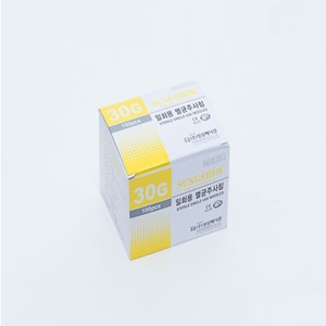 성심)일회용주사침(Long Needle) 30G 1-1/2INCH / 1통(100개)