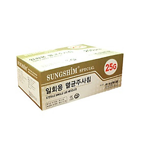 성심)일회용주사침(Long Needle) 25G 50mm 2INCH / 1통(200개)