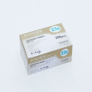 성심)일회용주사침(Long Needle) 23G 60mm / 1통(200개)