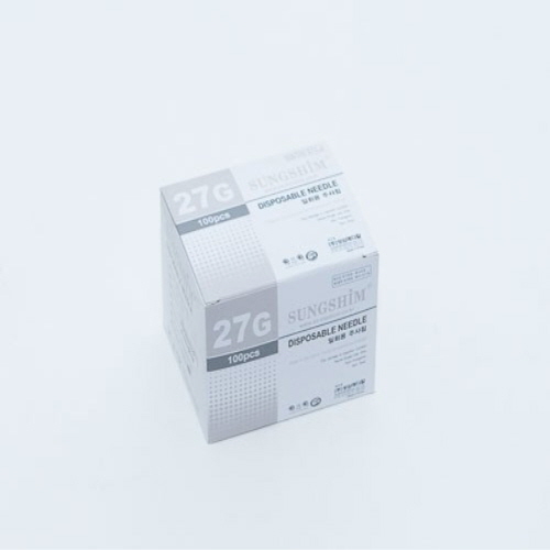 성심)일회용주사침(Long Needle) 27G 1-1 2INCH / 1통(100개)