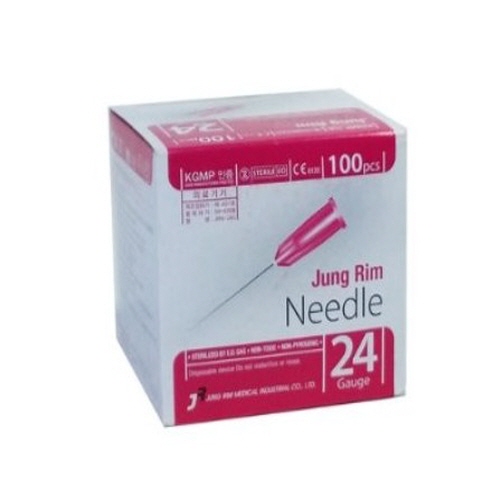 정림)일회용주사침(Needle) 24G 3/4INCH / 1통(100개)