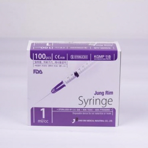 정림)일회용주사기(Syringe) 1CC 30G 1/2INCH / 1통(100개)