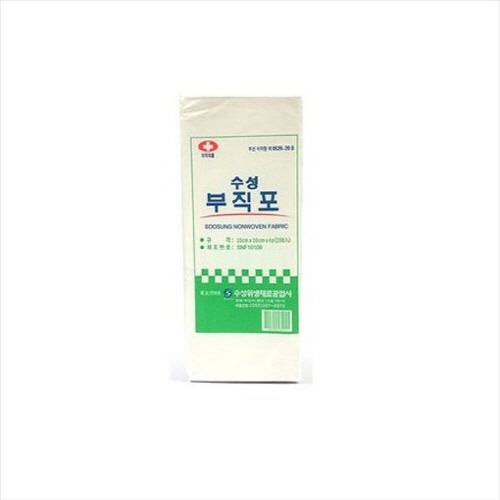 수성) 부직거즈 4*4(inch) / 1pack(200매)