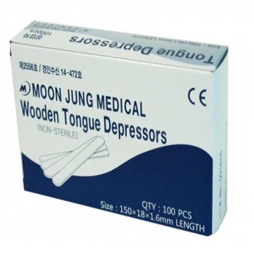 문정)목설압자(Tongue Depressor) / WOOD / 1통(100개)