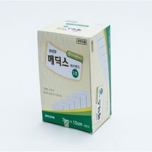 엔에스팜)메딕스밴드(medix band) / 2호(7*10cm) / 1통(100매)