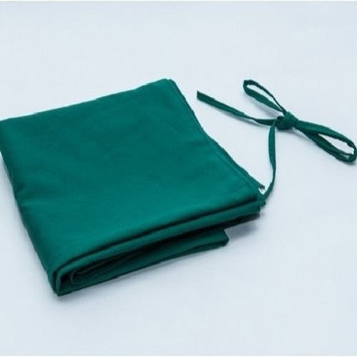 MJ)기계포(끈 포함) 30*30cm / 두겹 / 초록 / 1개
