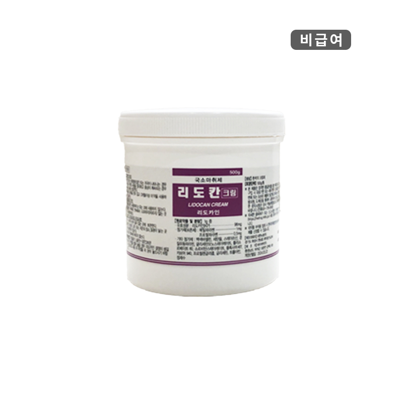 대한뉴팜)리도칸크림 500g