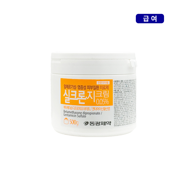 동광제약)실크론지크림500g/1통