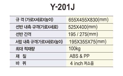 열린세상)다용도카트(NEW UTILITY CARTS) Y-201J