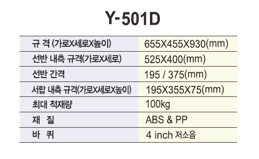 열린세상)다용도카트(NEW UTILITY CARTS) Y-501D